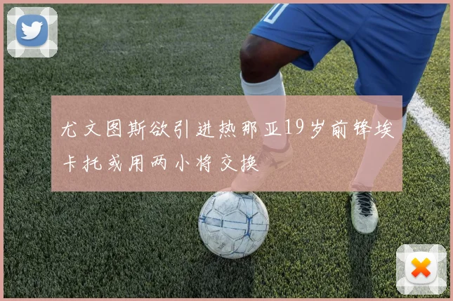 尤文图斯欲引进热那亚19岁前锋埃卡托或用两小将交换